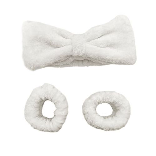 Headband Bracelet Three-piece Beige