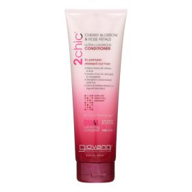 Giovanni Hair Care Products 2chic - Conditioner - Cherry Blossom And Rose Petals - 8.5 Fl Oz