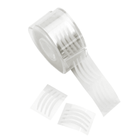 E744 Heart-shaped Curling Double Eyelid Patch S-shape (Color: White)