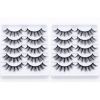 20/10/5 Paar Valse Mink Wimpers Natuurlijke Piekerige Lange Valse Wimpers Handgemaakte Gevleugelde Dikke Lash Voor Wimper Extension Make gereedschap