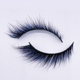 Newly Colorful Eyelashes Soft Mink Lashes Winged Thick Eyelash Handmade Curly Lashes Natural Long Lash For Eyelash Extension (Color: M289-B)