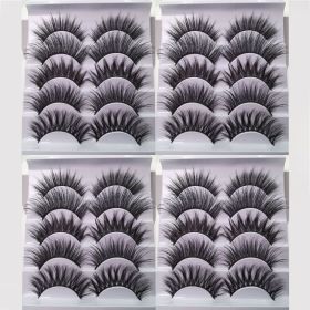 20/10/5 Paar Valse Mink Wimpers Natuurlijke Piekerige Lange Valse Wimpers Handgemaakte Gevleugelde Dikke Lash Voor Wimper Extension Make gereedschap (Color: 20Pairs-MZA4089)
