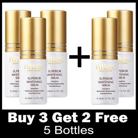 AILKE Women Brightening Glutathion Facial Serum, Reduce Blemish, Antioxidant, Moisturizer Lightening Beauty Face Care (NET WT: Buy 3 Get 2 Free)