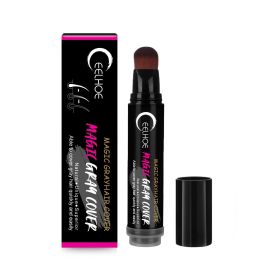 EELHOE Disposable Plant Hair Salon Root Touch Up Hair Chalk Hair Dye Pen For Roots, Haircolor Touch-Up Stick To Cover Gray Hair Root For Man And Women (Hair dye pen: Black)