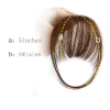 Bangs Hair Clip in Bangs Human Hair Extensions Fake Bangs Fringe
